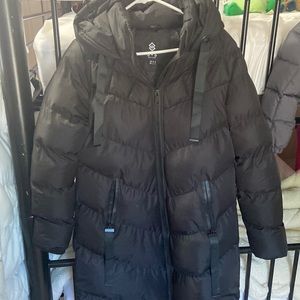 Black winter jacket